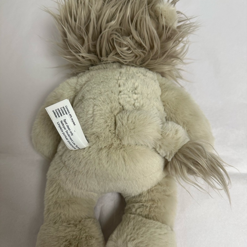 PBK Pottery Barn Kids Plush Beige Tan 18" LION Stuffed Animal Floppy Toy Baby - Picture 2 of 3